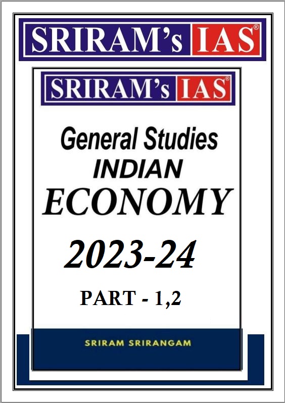 Sriram Ias Indian Economy Printed Notes 2023 Edition