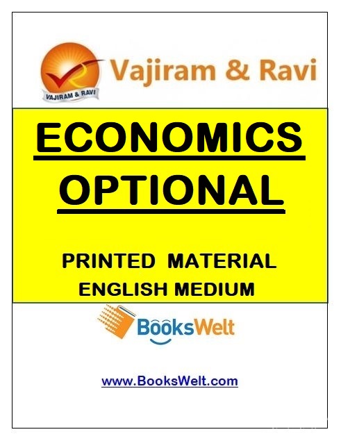 Economics Optional Vajiram And Ravi English Printed Material