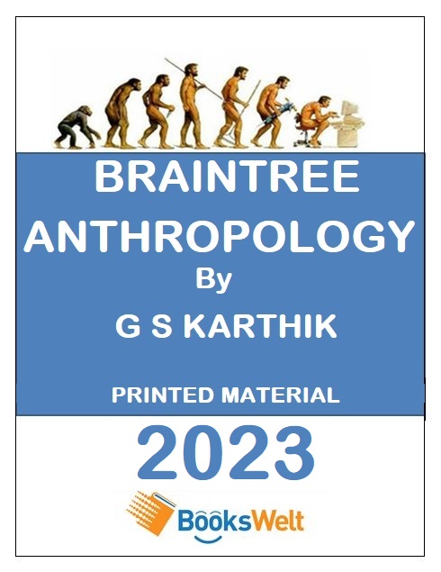 Braintree Anthropology By GS Karthik Printed Material 2023